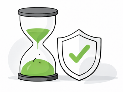 Line-art illustration representing longevity.