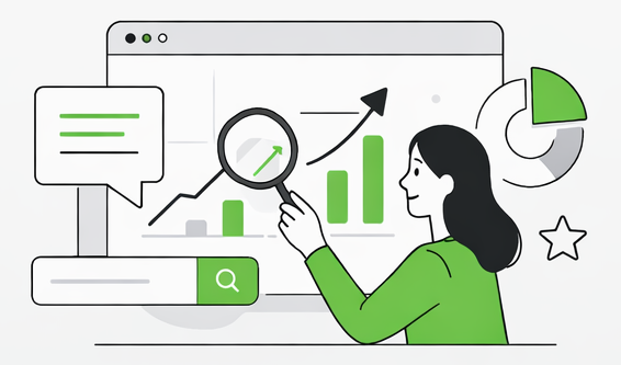 Line-art illustration for continuous improvement and optimization.